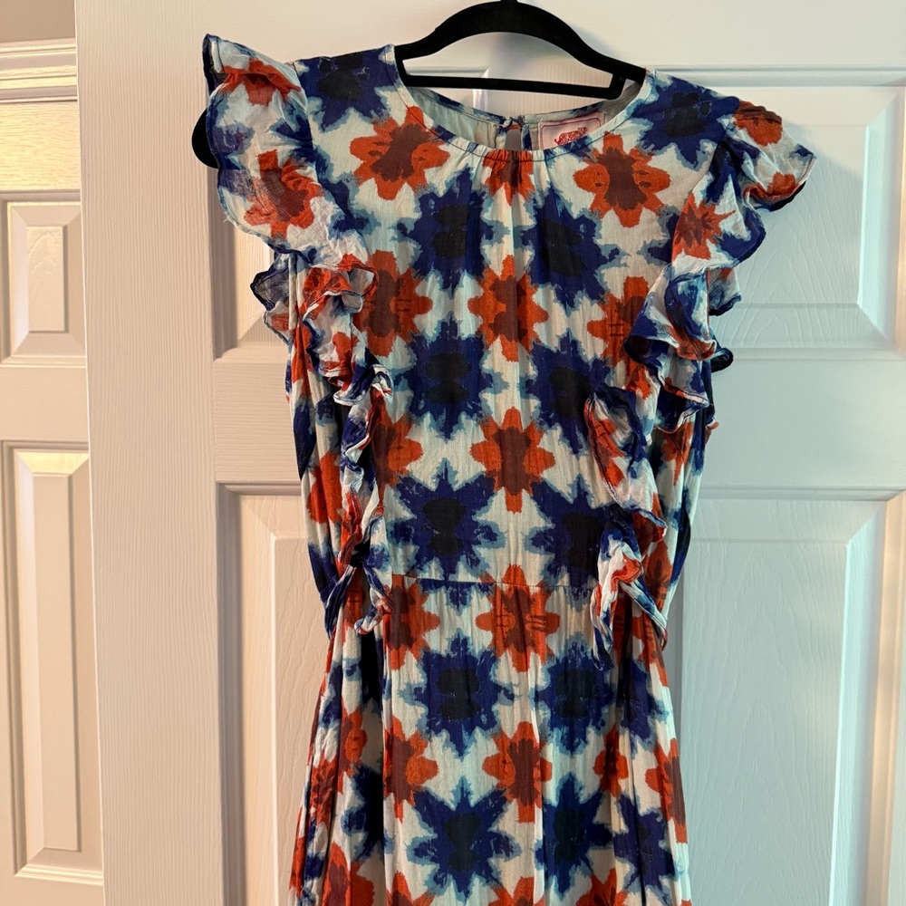 Banjanan Multicolor Floral Midi Dress